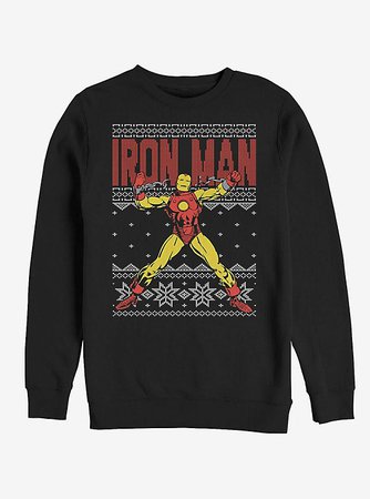 Marvel Iron Man Ugly Christmas Sweater Sweatshirt