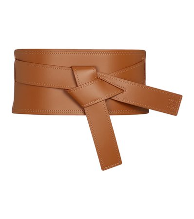 LOEWE - Gate leather belt | Mytheresa