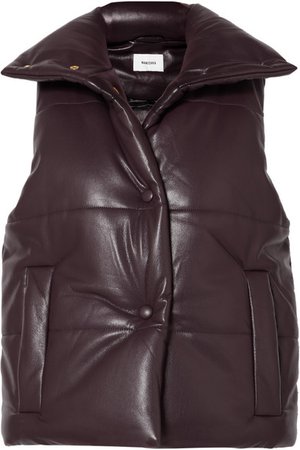 Nanushka | Morillo quilted vegan leather vest | NET-A-PORTER.COM