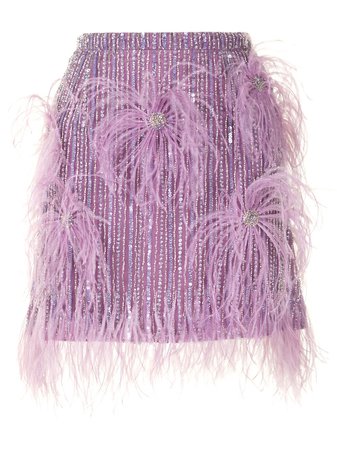 Shop purple & metallic Rachel Gilbert Petunia skirt with Express Delivery - Farfetch