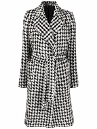 Tagliatore Dolly houndstooth double-breasted coat - FARFETCH