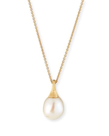 Marco Bicego Africa 18k Pearl Pendant Necklace