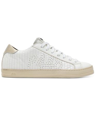 P448 Women's John Perforated Lace-Up Low-Top Sneakers & Reviews - Athletic Shoes & Sneakers - Shoes - Macy's