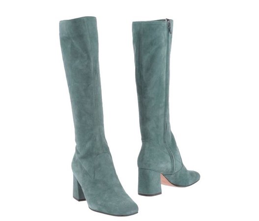 knee high boots suede