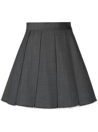SHUSHU/TONG Pleated A-line Skirt - Farfetch