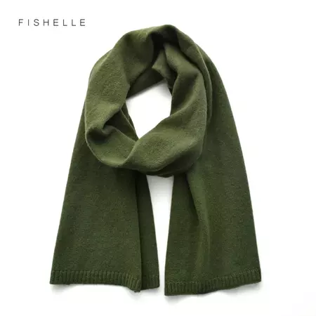 luxury cashmere scarves army green women and men winter knitted scarf adults warm wool man small scarves solid color - AliExpress