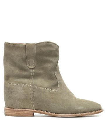 Lyst - Isabel Marant Crisi Suede Ankle Boots - Save 61.702127659574465%