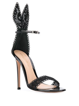 Gianvito Rossi Natalia lace-embellished sandals
