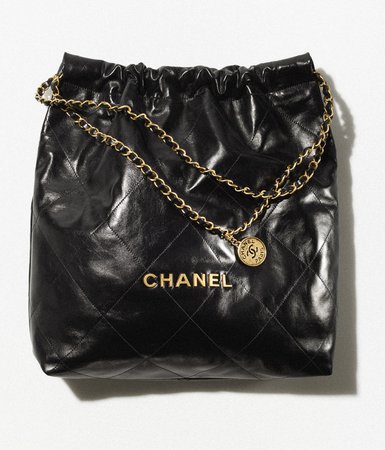 CHANEL 22 Large Handbag - Shiny calfskin & gold-tone metal — Fashion | CHANEL