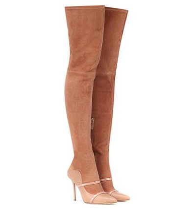 Madison over-the-knee suede boots