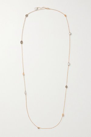 Rose gold Sabbia 18-karat rose gold diamond necklace | Pomellato | NET-A-PORTER
