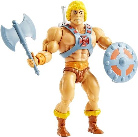 Amazon.com: Masters of the Universe Origins He-Man Action Figure, Battle Character for Storytelling Play and Display, Gift for 6 to 10 Year Olds and Adult Collectors : Toys & Games