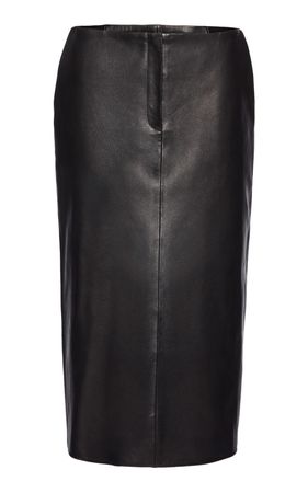 Leather Midi Skirt By Magda Butrym | Moda Operandi