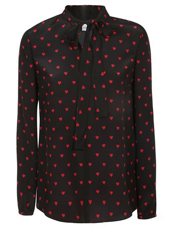 RED Valentino Heart Print Blouse