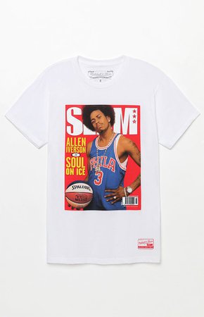 PacSun Mitchell & Ness Allen Iverson Slam Mag T-Shirt