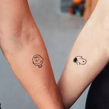 snoopy charlie brown tattoo friends - Google Search