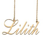 Lilith Custom Name Necklace Personalized for Mother's Day Christmas Gift - Precious Metal without Stones