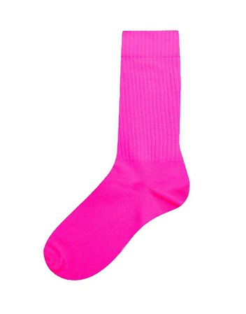 Neon Pink Sock