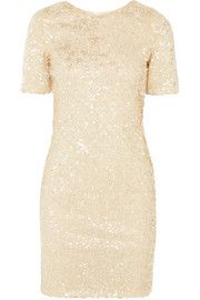 Galvan | Hollywood paillette-embellished metallic tulle gown | NET-A-PORTER.COM