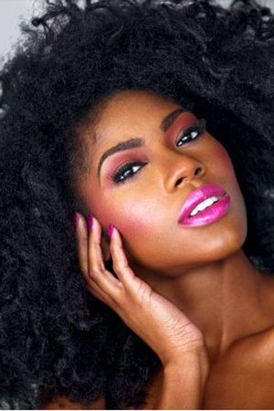 black woman wearing pink lipstick - Google Search
