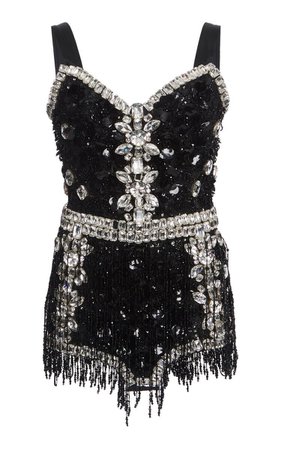 Sequined Bodysuit By Dolce & Gabbana