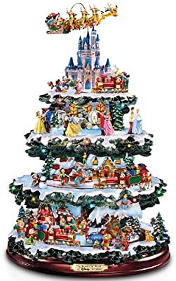 Amazon.com: The Bradford Exchange Disney Tabletop Christmas Tree: The Wonderful World of Disney: Home & Kitchen