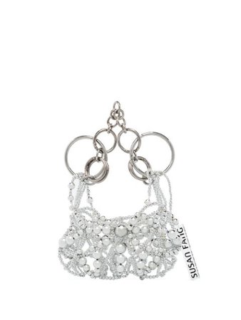 Silver Susan Fang Bubble Bells Shoulder Bag | Farfetch.com