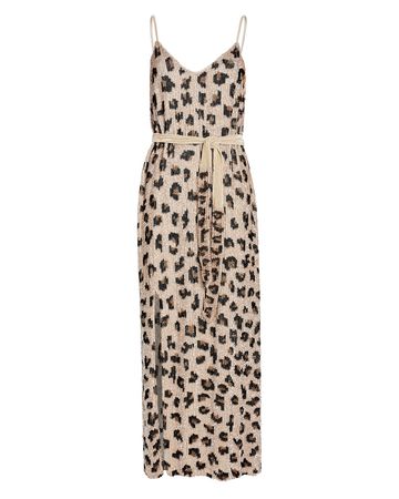 Rebecca Sequin-Embellished Slip Dress