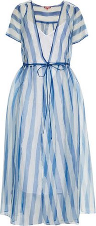 STAUD Filippa Stripe Wrap Dress | Nordstrom