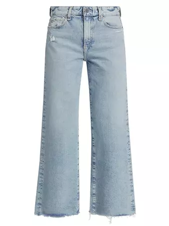 Shop AG Jeans Saige Wide-Leg Crop Jeans | Saks Fifth Avenue