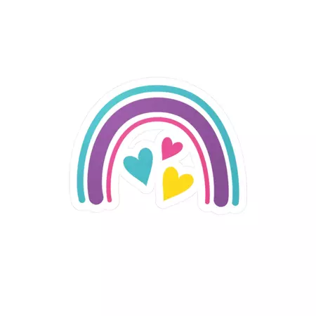 Whimsy Rainbow 7 Sticker – Small Beanz