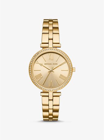Mini Maci Gold-tone Watch | Michael Kors