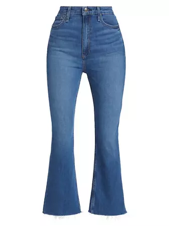 Shop rag & bone Casey Flared Ankle-Crop Jeans | Saks Fifth Avenue