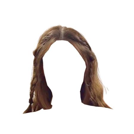 straight brown hair braids hairstyle