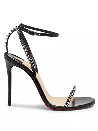 Shop Christian Louboutin So Me Spike 100MM Sandals | Saks Fifth Avenue