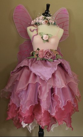 fairy fairy pink rose dress