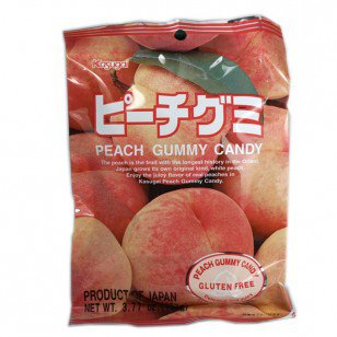Kasugai Peach Gummy 4.76 Oz - AsianFoodGrocer.com