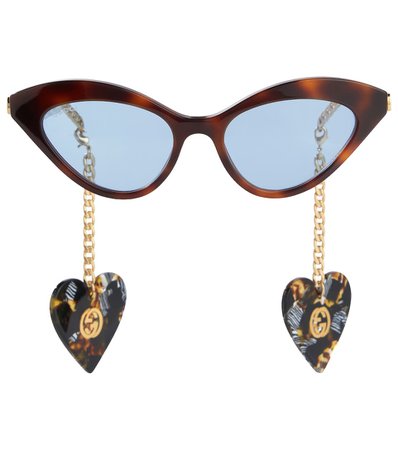 Gucci - Tortoiseshell cat-eye sunglasses | Mytheresa