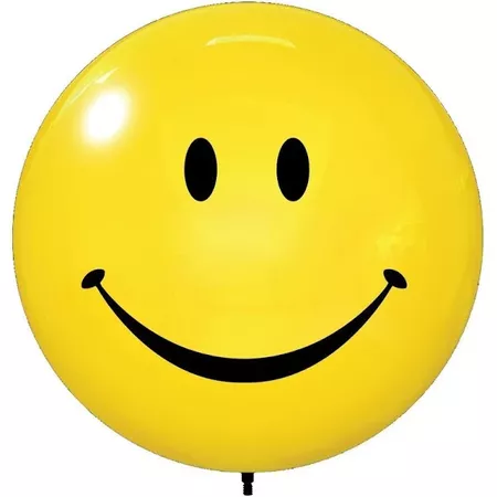 18" Reusable Vinyl Replacement Balloons - Smiley Emoji | Google Shopping