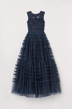 Tulle Ball Gown - Blue