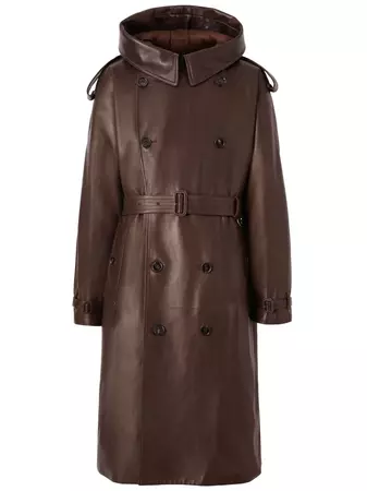 Burberry Plongé Hooded Trench Coat