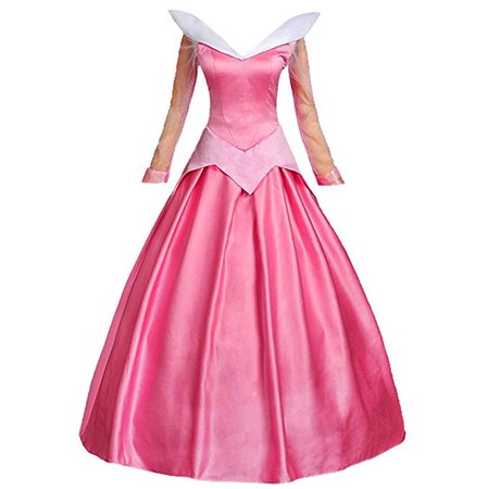 Amazon.com: Angelaicos Womens Satin Princess Dress Halloween Cosplay Costume: Clothing