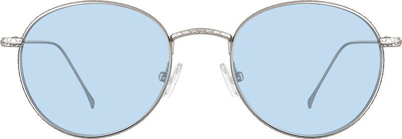 Silver Round Glasses #3214611