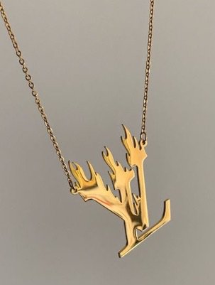 lv fire necklace