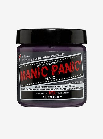 Manic Panic Alien Grey Classic High Voltage Semi-Permanent Hair Dye