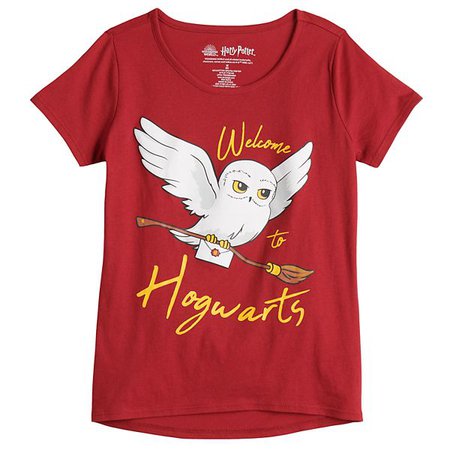 Girls 7-16 & Plus Harry Potter Welcome Hogwarts Graphic Tee