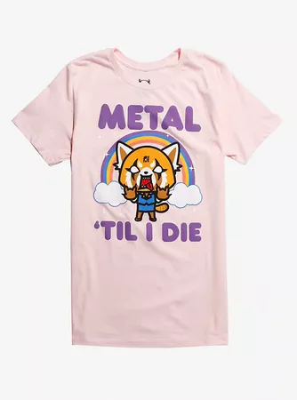 Aggretsuko Metal 'Til I Die T-Shirt