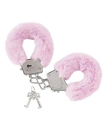 pink fur handcuffs 💞