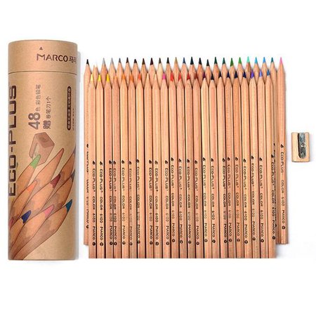 24/48 Colors Wood Colored Pencils For Sketching & Illustration