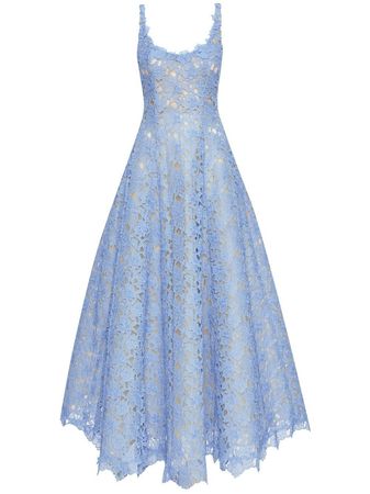 Oscar De La Renta Floral Lace A-line Gown - Farfetch